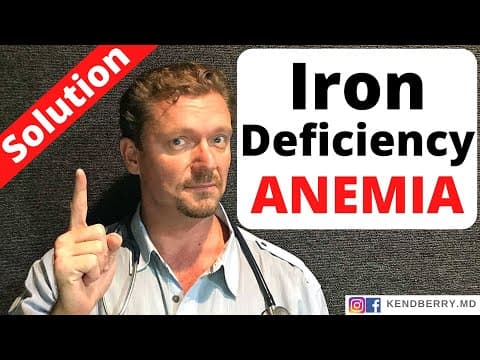 Iron Deficiency ANEMIA Solution (Absorption Problem Resolved) 2026 thumbnail