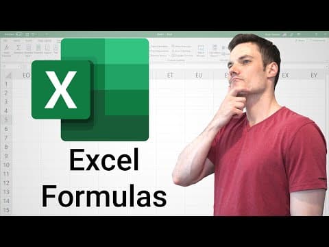 How to Use Excel Formulas and Functions thumbnail