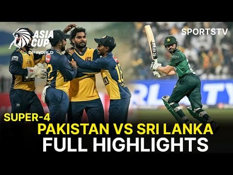 Super 4 - Match 15 | Pakistan vs Sri Lanka | Match Highlights | DP World Asia Cup 2025 | ZF1U thumbnail