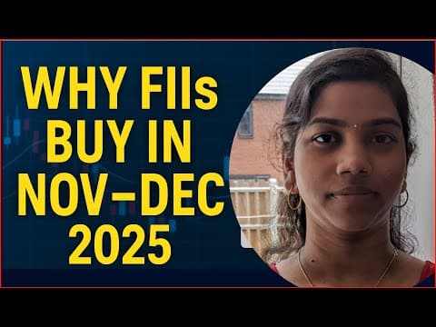 Why FII's Buy in Nov–Dec 2025 | Indian Stock Market 2025 | #Nifty #BankNifty thumbnail