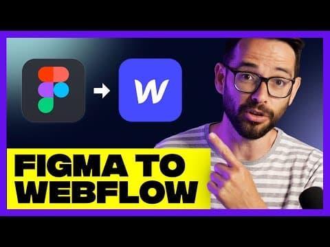 Figma to Webflow - Complete Website Tutorial thumbnail