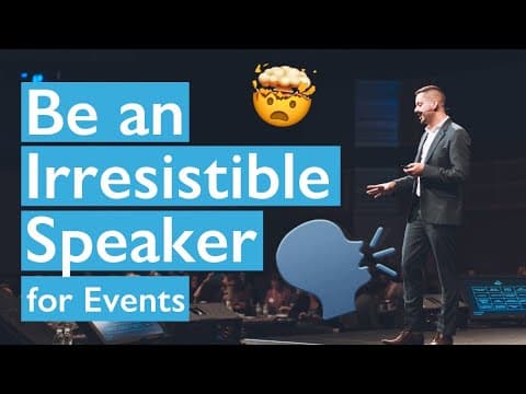 Public Speaking How To Be An Irresistible Speaker For Events | Phil Pallen thumbnail