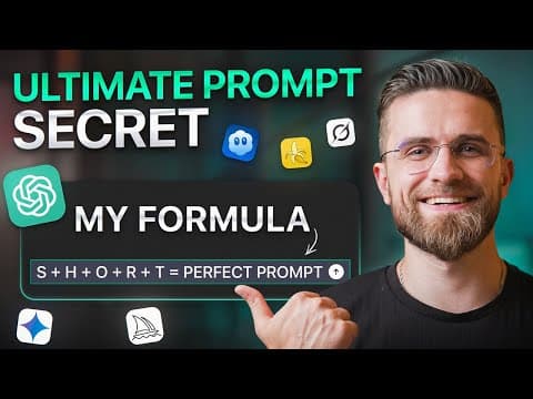 NEW 2025 Prompt Formula Unlocked: The Ultimate Guide thumbnail