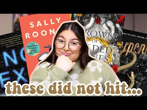 7 popular books i did NOT enjoy (i was bamboozled) 🤨🏃🏻‍♀️ thumbnail