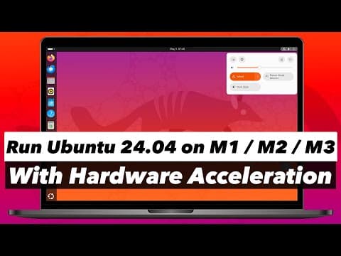 Install Ubuntu 24.04 On Apple Silicon Macs Using UTM W/ HARDWARE ACCELERATION thumbnail