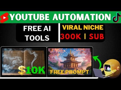 Create VIRAL YouTube Automation Videos With FREE AI thumbnail
