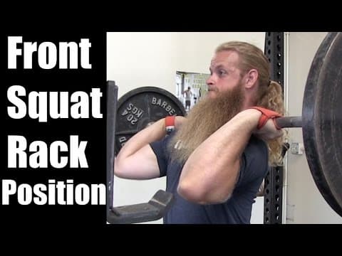 How To Front Squat : The Rack Position thumbnail