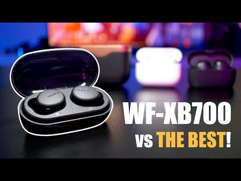 Sony WF-XB700 vs THE BEST! | vs Jabra Elite active 75t thumbnail