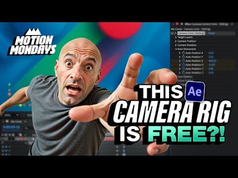 FREE After Effects Camera Rig + Real Paint Physics | Motion Mondays thumbnail