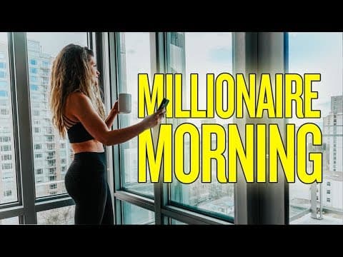 MY *NEW* MORNING ROUTINE (MILLIONAIRE MORNING) thumbnail