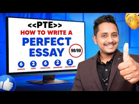 PTE Essay Hack: Write a PERFECT 90/90 Essay Every Time! thumbnail