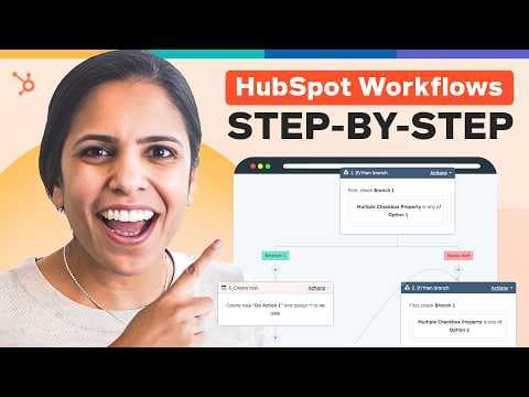 HubSpot Workflows: The COMPLETE Guide (2024) thumbnail