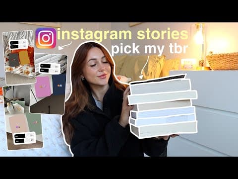 instagram chooses my november tbr! (through emojis 📖🧣✨) thumbnail