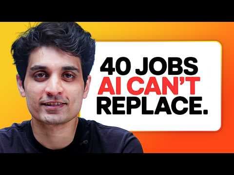 40 Jobs That Survive AI (and 40 That Don’t) thumbnail