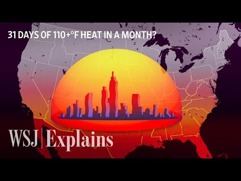 How Urban Infrastructure Makes Extreme Heat Deadlier | WSJ thumbnail