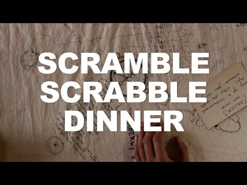 Host a Scramble Scrabble Dinner. | J. Morgan Puett | The Art Assignment thumbnail