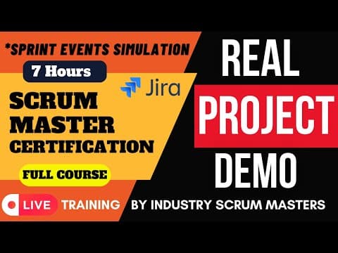 Scrum Master Full Course | Scrum Master Certifications Training | Scrum Master Tutorial thumbnail