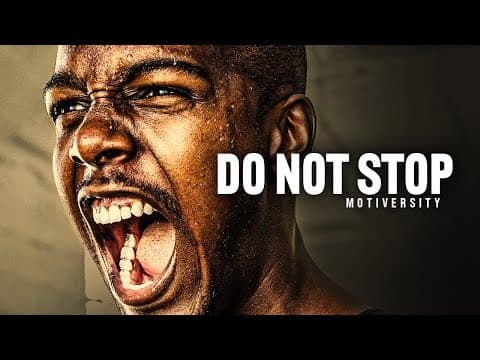 DO NOT STOP - Best Motivational Speech thumbnail