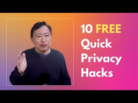 Supercharge Your Privacy with these 10 Tips! All FREE thumbnail