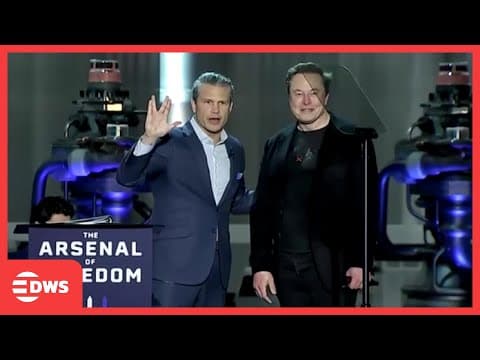 HISTORIC MOMENT: Hegseth Joins Elon Musk at SpaceX to Launch Military AI Revolution | AI1Z thumbnail