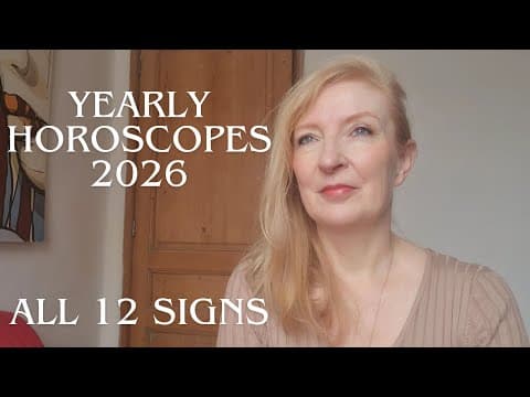 Yearly horoscopes 2026 ALL SIGNS thumbnail