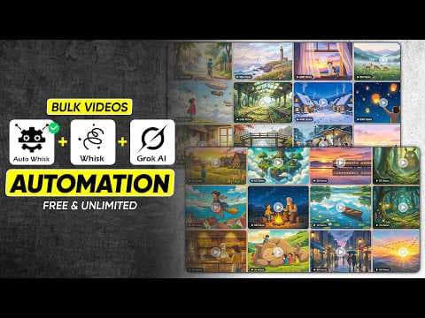How I Created Unlimited AI Videos in Bulk (One Click) | FREE Text-to-Video Automation (2026) thumbnail