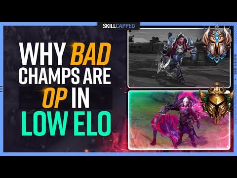 Why BAD Champions are OP in LOW ELO! - Top Guide thumbnail