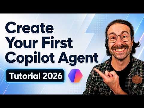 How to Build Your First Microsoft Copilot 365 Agent (Step-by-Step Tutorial) thumbnail
