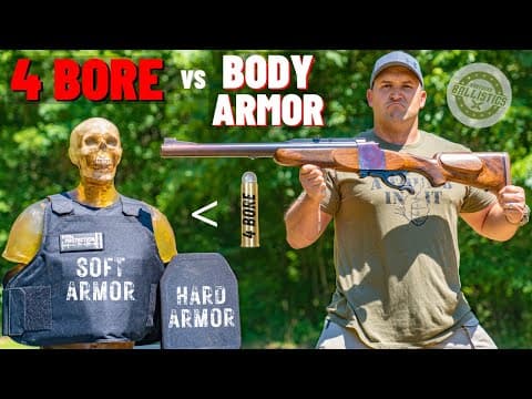 Testing Body Armor Against a Four Bore Rifle thumbnail