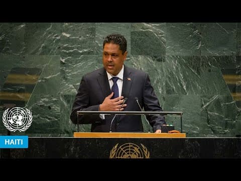 🇭🇹 Haiti - President Addresses United Nations General Debate, 80th Session | #UNGA thumbnail