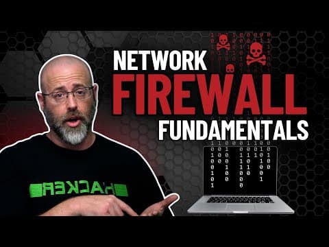 Firewall Fundamentals Explained | Network Security for Beginners thumbnail