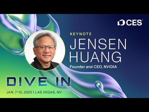 What Innovations Did Jensen Huang Unveil at CES 2025? thumbnail