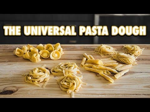 How to Make Classic Homemade Pasta 4 ways thumbnail