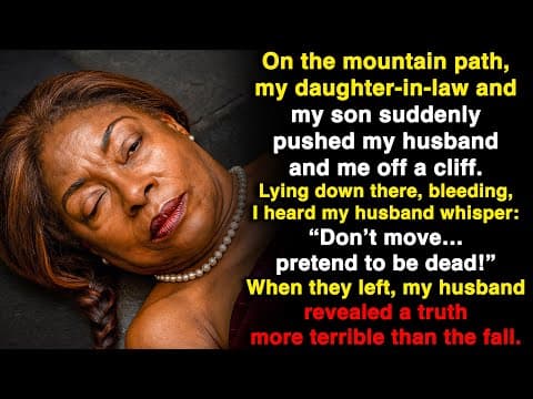 Our own son pushed us off the cliff to silence us. My husband whispered “Pretend we’re dead!“ thumbnail