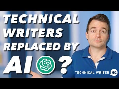 Will AI Replace Technical Writers? [The Truth] thumbnail