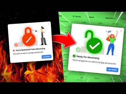 How To Recover Banned Facebook Ad Accounts (Still Works!) thumbnail