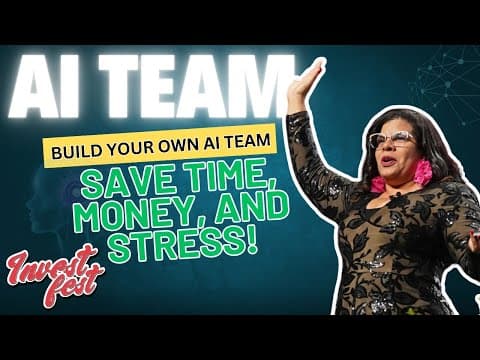 Build Your Own AI Team with ChatGPT & Save Time, Money, and Stress! thumbnail