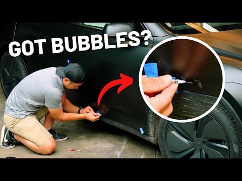 Easily Fix PPF Bubbles Without Rewrapping! (DIY at Home Guide) thumbnail