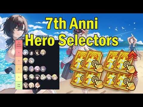 Epic Dash 7th Anni Hero Selector Tier List - Epic Seven thumbnail