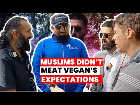 Muslims Didn’t Meat Vegan’s Expectations | Subboor & @AliDawah | Speakers Corner thumbnail