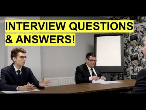 Interview Questions and Answers! (How to PASS a JOB INTERVIEW!) thumbnail