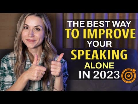 How to Improve your English Speaking BY YOURSELF thumbnail