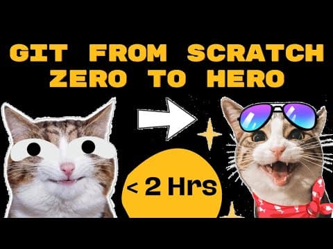 The Ultimate Git Crash Course : Level up in 2 hours | Git From Scratch - Zero to Hero | LogicOps Lab thumbnail