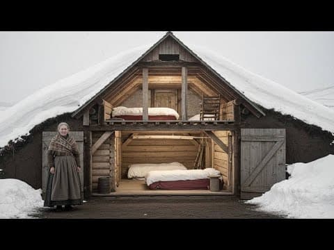 The Way She Built Her Cabin Beneath Barn — Until It Saved Her During Snowstorm thumbnail