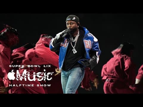 Kendrick Lamar's Apple Music Super Bowl Halftime Show thumbnail