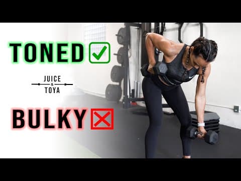 Overcome the MYTH of Getting Bulky With Strength Training (& The TRUE Science Behind Weight Lifting) thumbnail