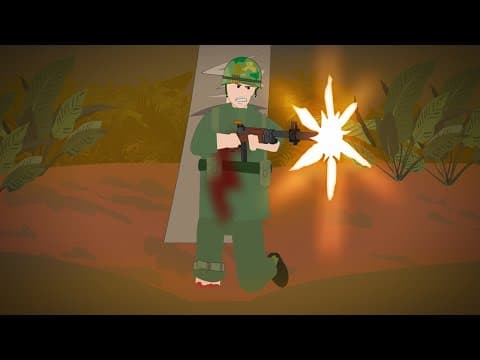 Taking a Mortar to the leg, this Marine kept fighting thumbnail