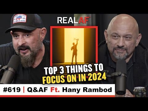 Unlocking Secrets of Personal Growth with 24x Olympia Winning Coach Hany Rambod - Ep 619 Q&AF thumbnail
