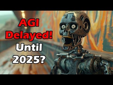 AGI DELAYED? Consensus on 2025? Finally, working on a definition of AGI [Autonomy is King!] thumbnail