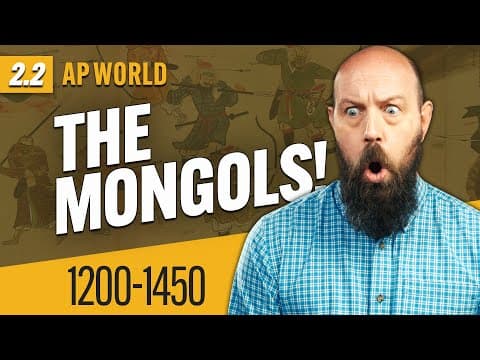 The MONGOL Empire, Explained [AP World History Review—Unit 2 Topic 2] thumbnail